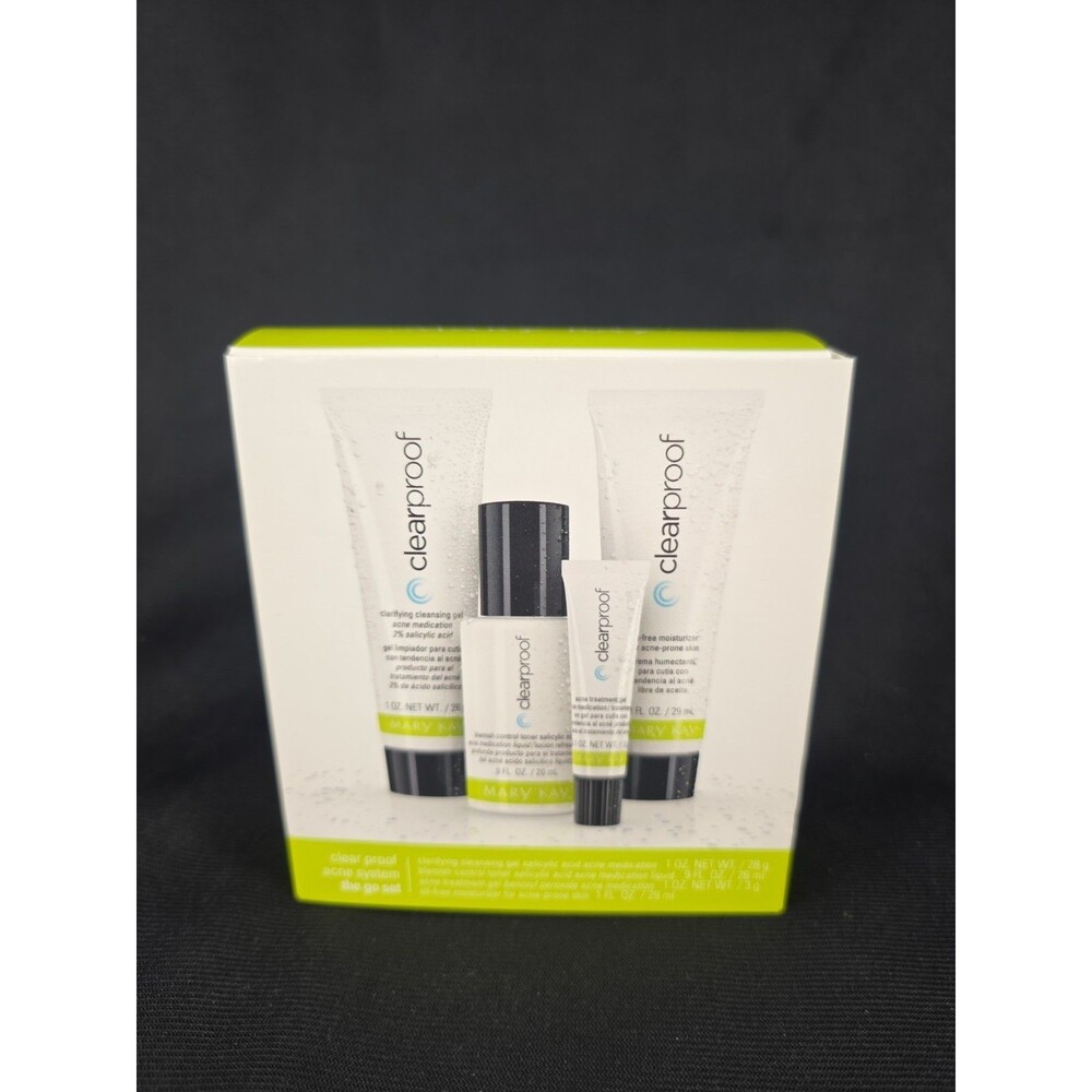 Mary Kay Disc. clearproof acne system the go set (small travel size) NEW in Box